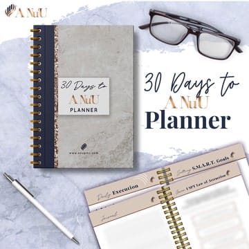 30-day goal setting planner